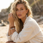 Dragonflies Rose Quartz Dangle Earrings - Handmade, One-of-A-Kind - Silver Chamber Jewellery Store