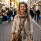 Peace Dove Amethyst Dangle Earrings - Handmade, One-of-A-Kind - Silver Chamber Jewellery Store