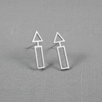 925 Silver Arrow Stud Earrings - Silver Chamber Jewellery Store