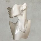 925 Silver Pyramid Pendant Necklace - Silver Chamber Jewellery Store