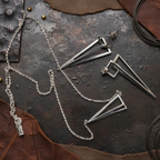 925 Silver Pyramid Pendant Necklace - Silver Chamber Jewellery Store