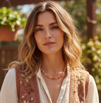 Crackle Quartz and Czech Crystal Beaded Necklace - Handmade, One-of-A-Kind - Silver Chamber Jewellery Store