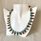 Amazonite and Tiger’s Eye Beaded Necklace