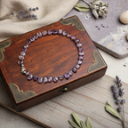 Amethyst and Crystal Beaded Necklace