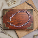 Amethyst and Crystal Beaded Necklace