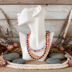 Amethyst and Crystal Beaded Necklace