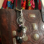 Cats Handmade Bag Charm - Silver Chamber Jewellery Store