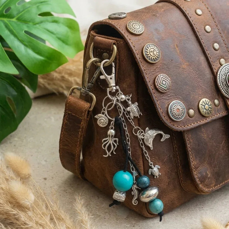 Marine Animals Handmade Bag Charm - Silver Chamber Jewellery Store