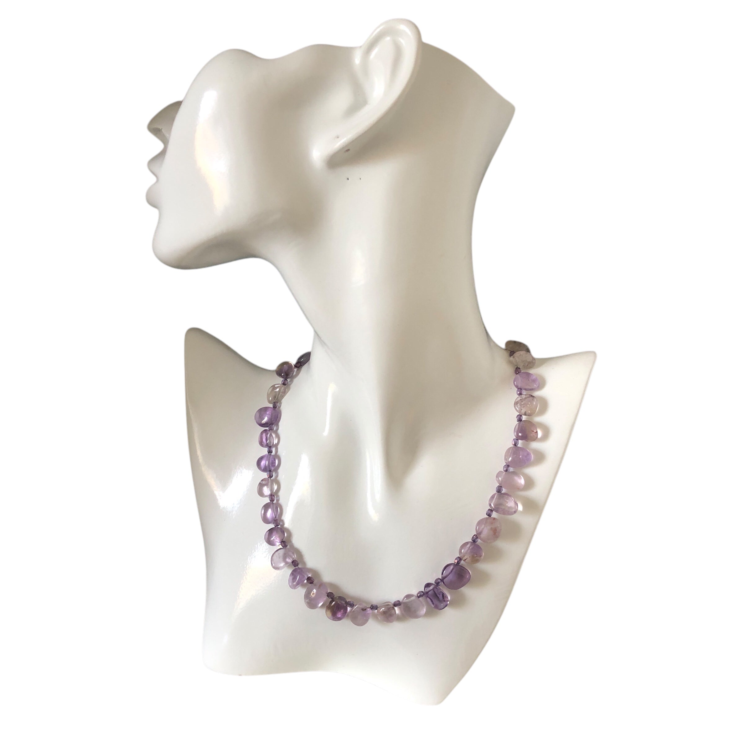 Amethyst and Crystal Beaded Necklace