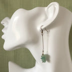 Antique Bronze Long Aventurine Earrings - Silver Chamber Jewellery Store