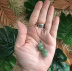 Antique Bronze Long Aventurine Earrings - Silver Chamber Jewellery Store