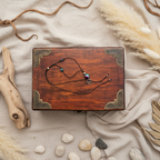 Black Thread Choker Necklace with Green and Pink Agate - Silver Chamber Jewellery Store