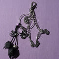 Cats Handmade Bag Charm - Silver Chamber Jewellery Store