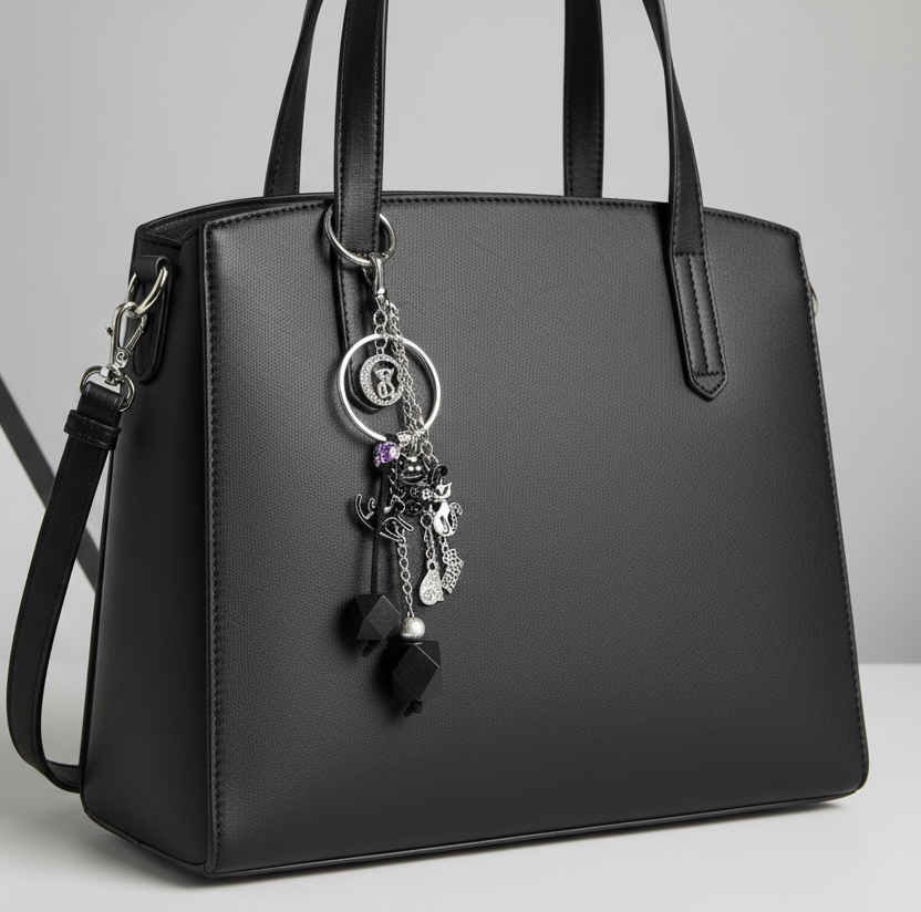 Cats Handmade Bag Charm