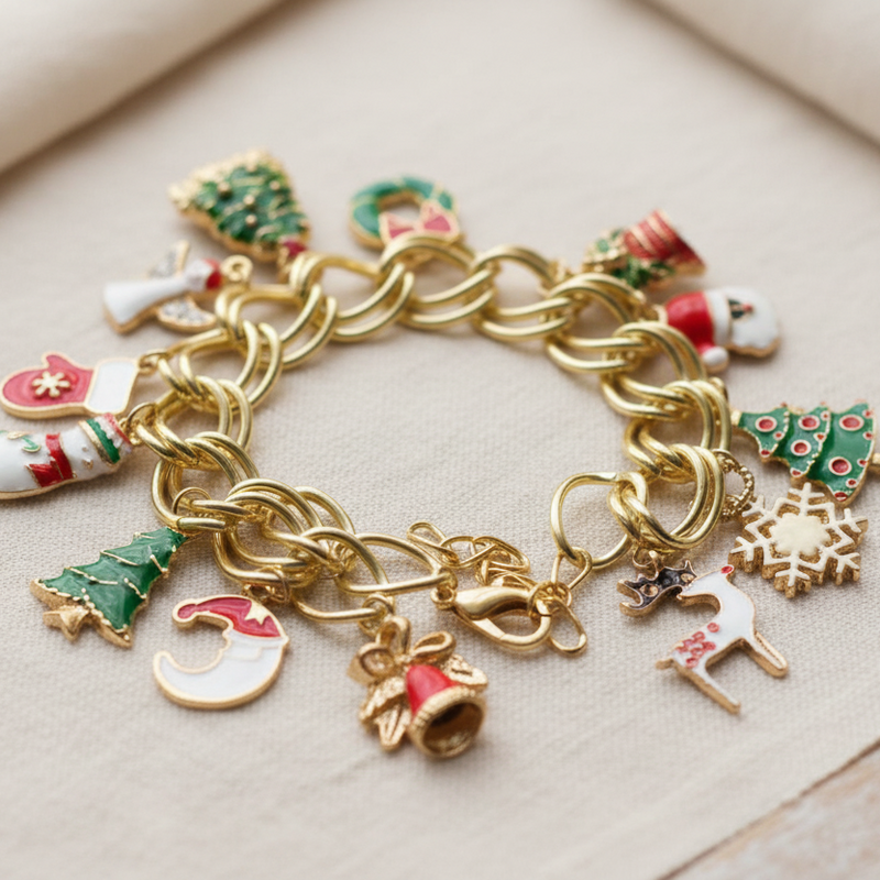 Christmas Charm Bracelet - Silver Chamber Jewellery Store