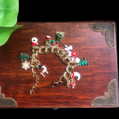 Christmas Charm Bracelet Silver Chamber Jewellery Store