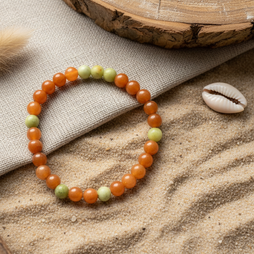 Aventurine beaded bracelet