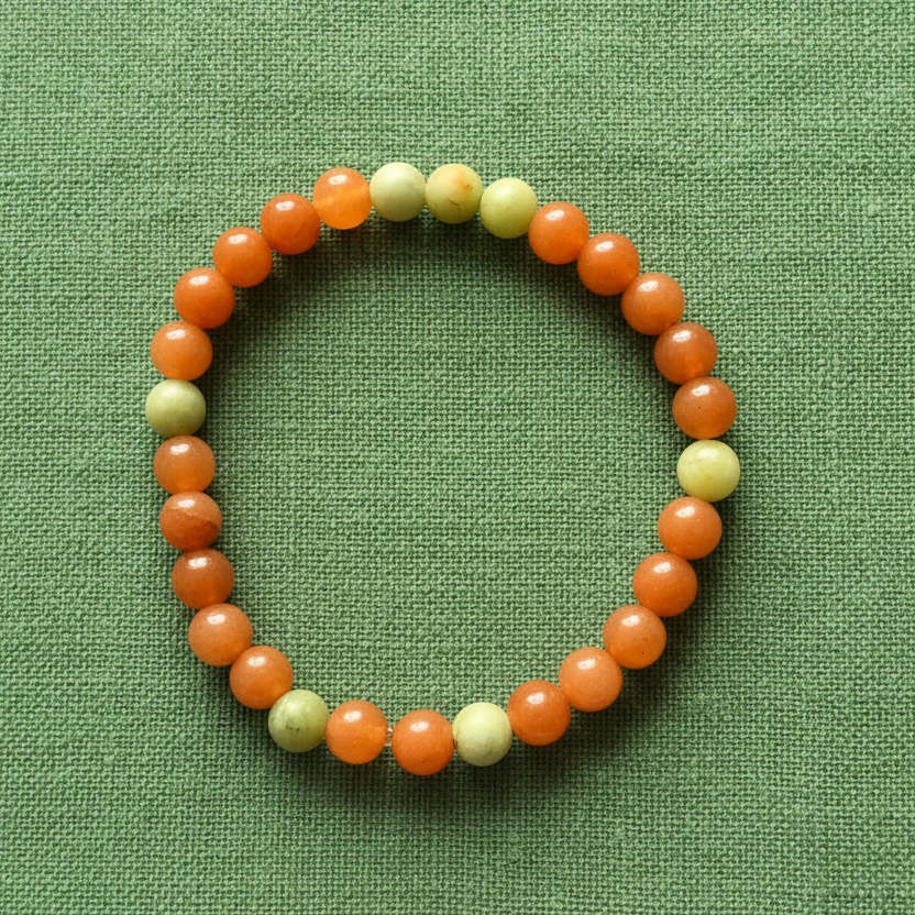 Handmade Aventurine Beaded Bracelet