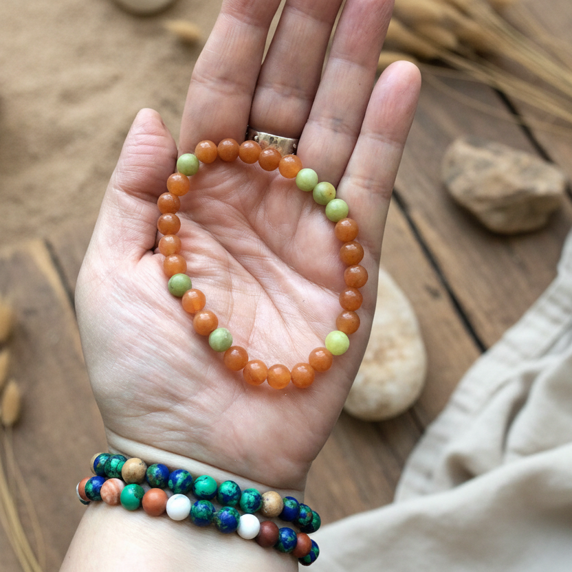 Handmade Aventurine Beaded Bracelet