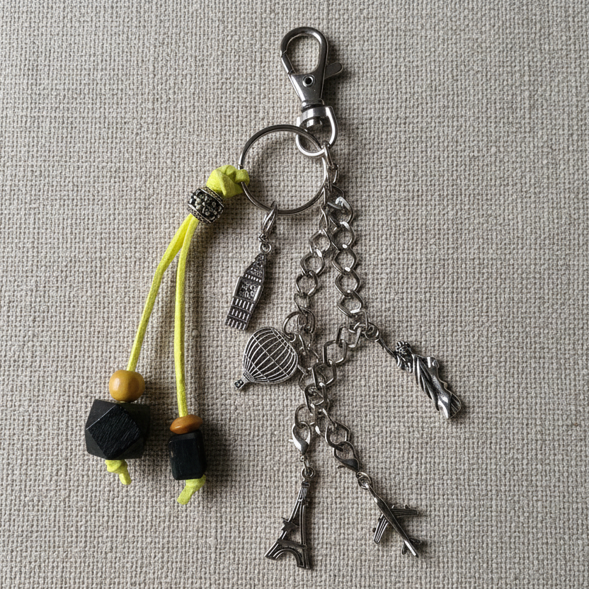 Handmade Travellers Bag Charm
