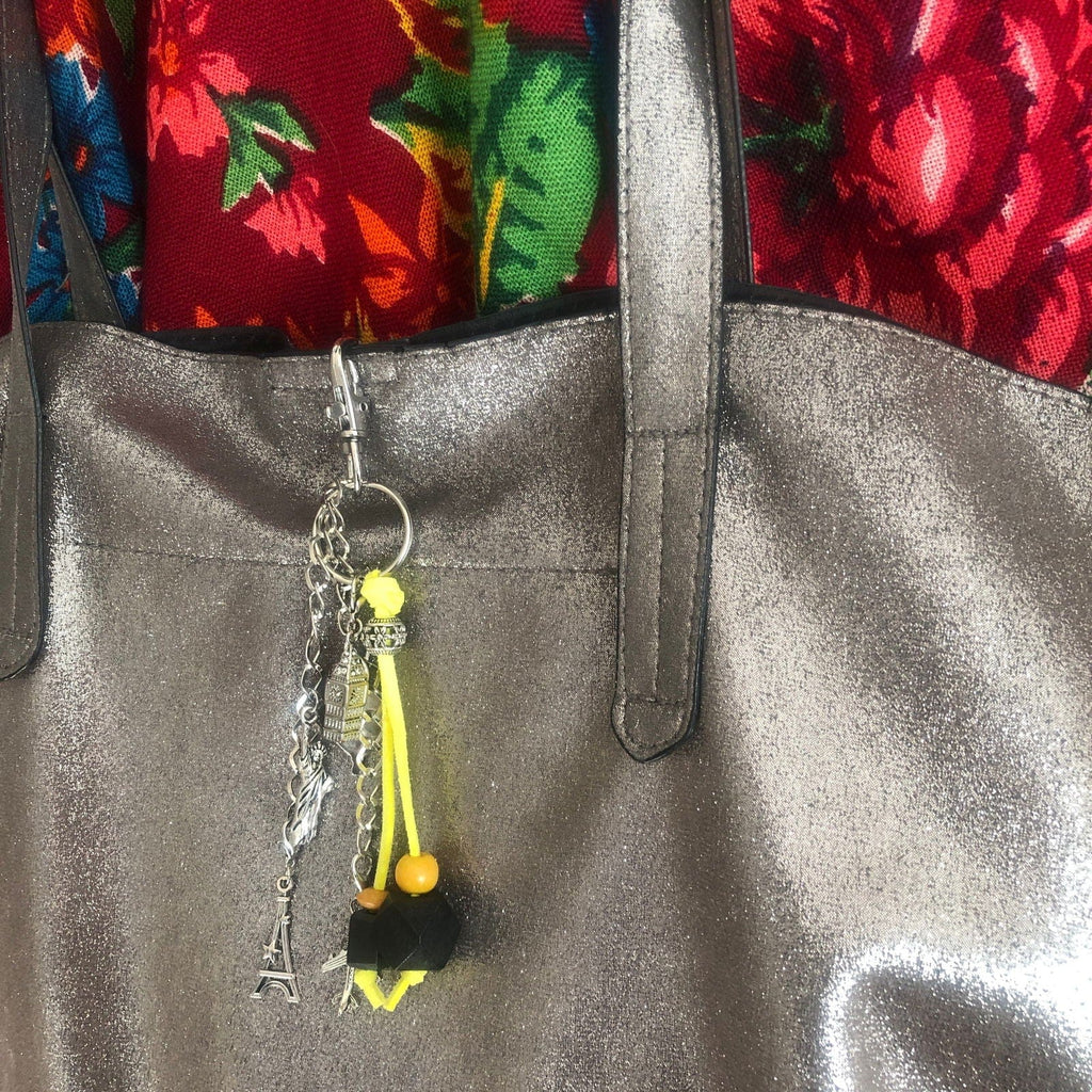 Handmade Travellers Keychain / Bag Charm Silver Chamber Jewellery Store