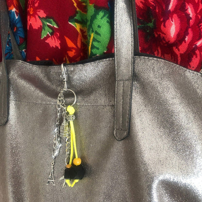 Handmade Travellers Keychain / Bag Charm Silver Chamber Jewellery Store