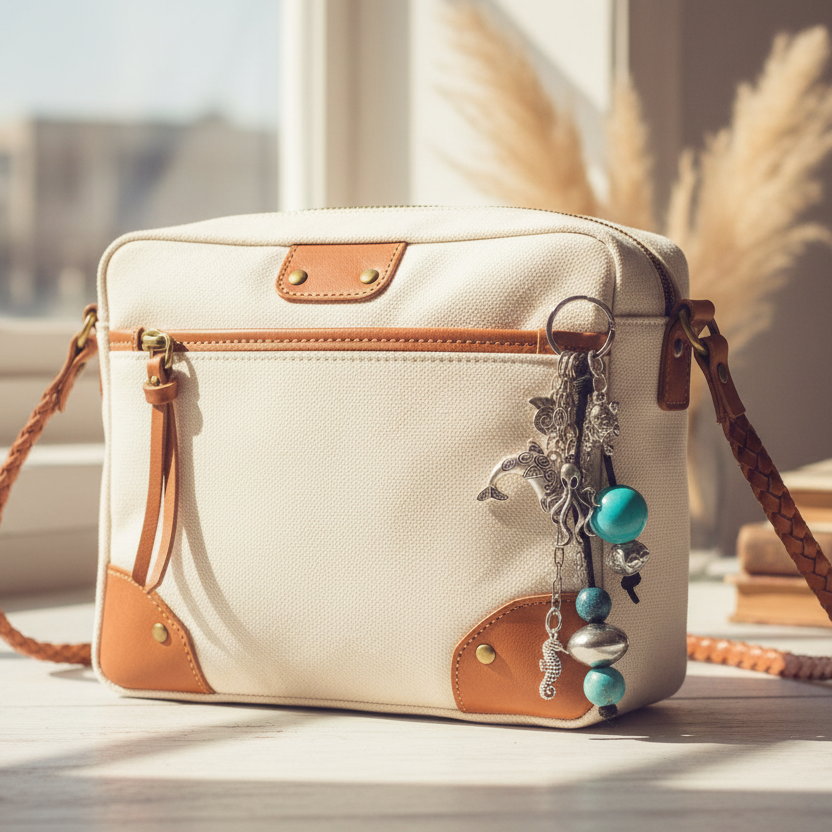 Marine Animals Handmade Bag Charm - Silver Chamber Jewellery Store