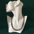 Matt Shell Pearls Beaded Necklace - Silver Chamber Jewellery Store