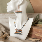 Mother Of Pearl Gold Plated Earrings Silver Chamber Jewellery Store