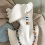 Multi-colour Natural Stones Beaded Necklace