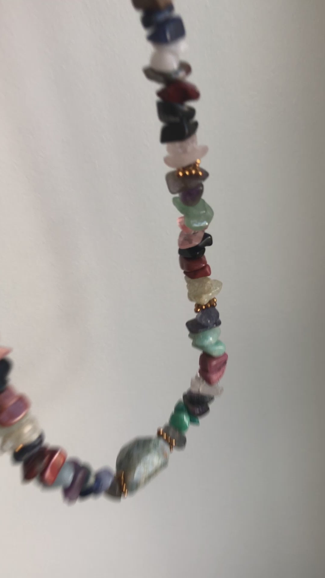 Multi-colour Natural Stones Beaded Necklace