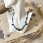 Quartz, Pyrite and Hematite Beaded Choker Necklace - Silver Chamber Jewellery Store