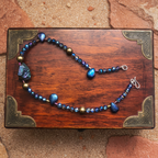 Quartz, Pyrite and Hematite Beaded Choker Necklace - Silver Chamber Jewellery Store