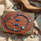 Quartz, Pyrite and Hematite Beaded Choker Necklace Silver Chamber Jewellery Store