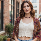 Red Vintage Beaded Necklace - Silver Chamber Jewellery Store