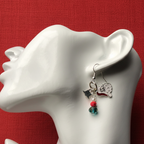 Santa Claus Dangle Earrings - Silver Chamber Jewellery Store