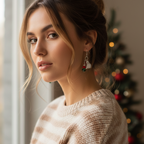 Santa Claus Dangle Earrings - Silver Chamber Jewellery Store