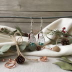 Santa Claus Dangle Earrings - Silver Chamber Jewellery Store