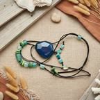 Sea Glass Beaded Necklace