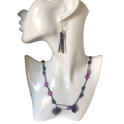 Shimmering AB Crystal Beaded Earrings Silver Chamber Jewellery Store
