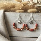 Silver Plated Hoops with Elephants - Silver Chamber Jewellery Store