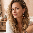 Silver Plated Hoops with Elephants - Silver Chamber Jewellery Store