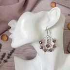 Victorian Style Crystal Hoops - Silver Chamber Jewellery Store