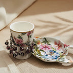 Victorian Style Crystal Hoops - Silver Chamber Jewellery Store