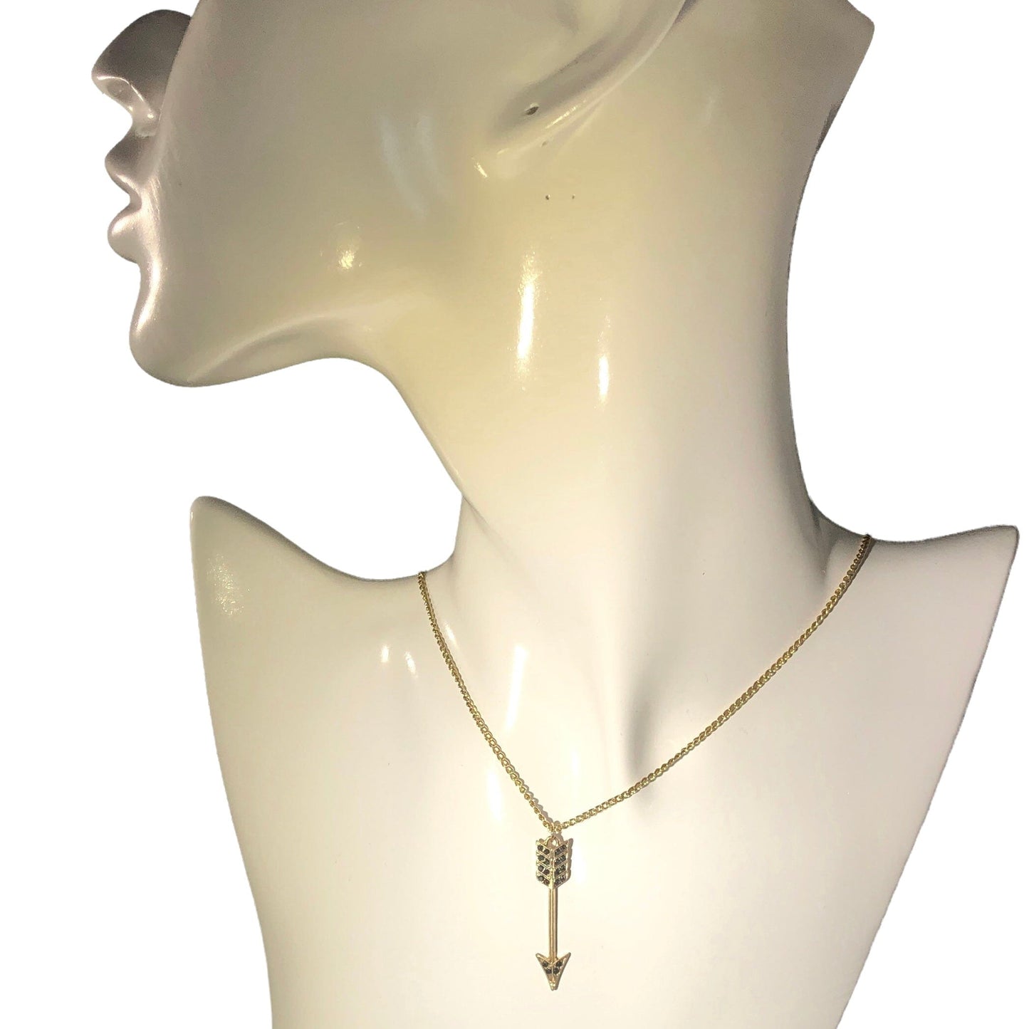 Gold-plated Arrow Pendant Necklace KAS WARWAS